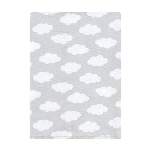 Hudson Baby Cotton Flannel Burp Cloths Bundle, Teal Elephant
