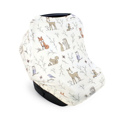 Hudson Baby Multi-use Car Seat Canopy, Enchanted Forest