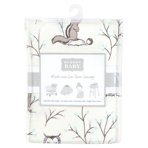 Hudson Baby Multi-use Car Seat Canopy, Enchanted Forest