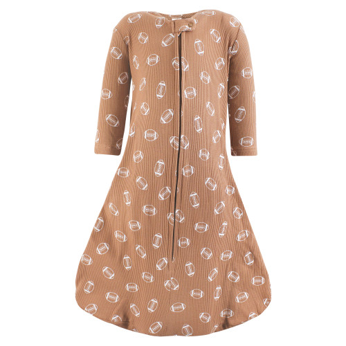 Hudson Baby Thermal Long Sleeve Sleeping Bag 2pk, Football