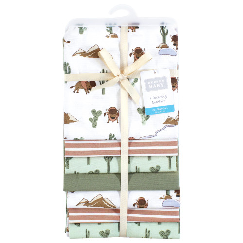 Hudson Baby Cotton Flannel Receiving Blankets Bundle, Wilderness