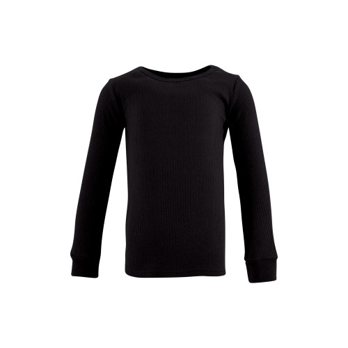 Hudson Baby Thermal Long Underwear 2pc Set, Black