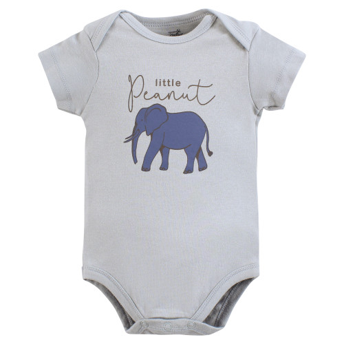 Touched By Nature Organic Cotton Bodysuits, Classic Safari