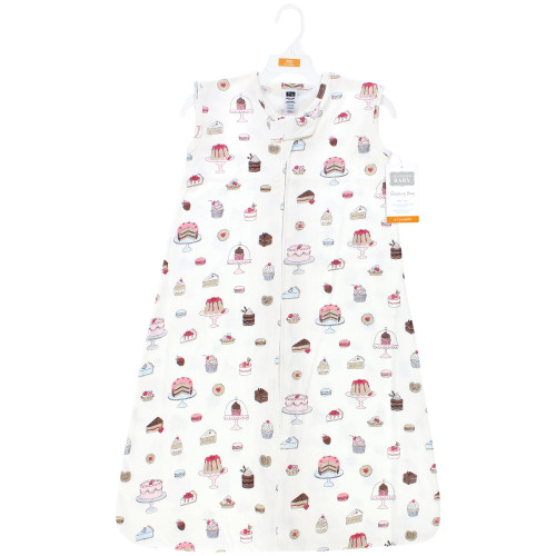 Hudson Baby Cotton Sleeveless Wearable Sleeping Bag, Sack, Blanket, Sweet Bakery