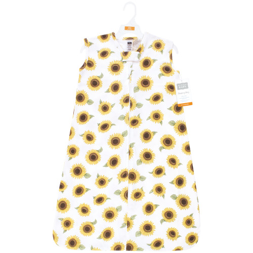 Hudson Baby Cotton Sleeveless Wearable Sleeping Bag, Sack, Blanket, Sunflower