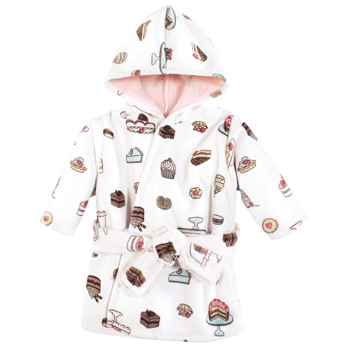 Hudson Baby Mink with Faux Fur Lining Pool and Beach Robe Cover-ups, Sweet Bakery