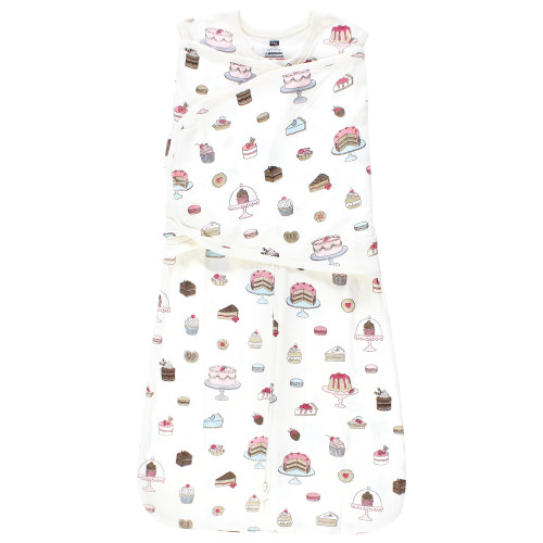 Hudson Baby Convertible Swaddle Sleep Sack, Sweet Bakery