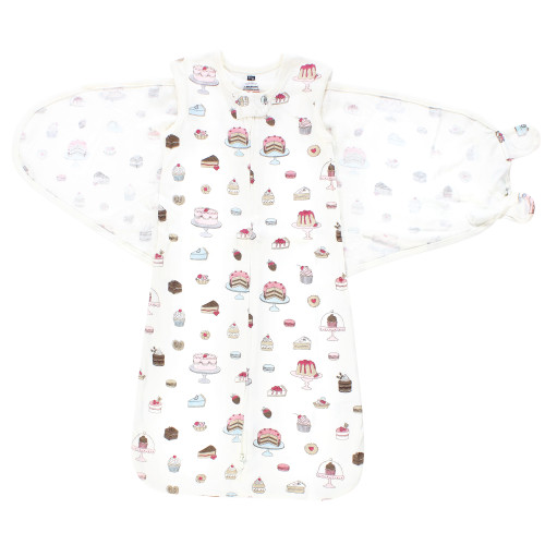 Hudson Baby Convertible Swaddle Sleep Sack, Sweet Bakery