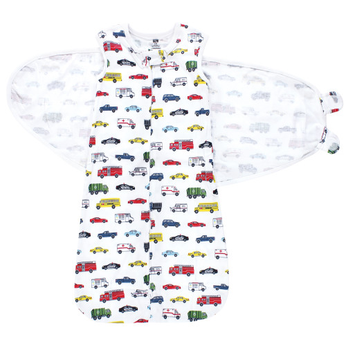 Hudson Baby Convertible Swaddle Sleep Sack, Going Places