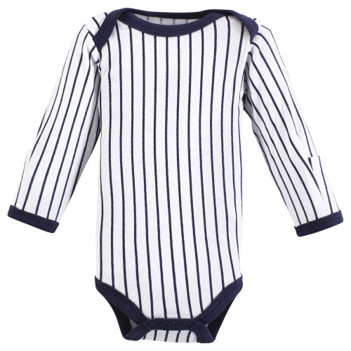 Luvable Friends Preemie Long Sleeve Bodysuits 3pk - Baseball, Baseball