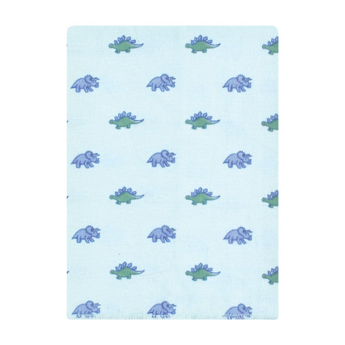 Hudson Baby Cotton Flannel Burp Cloths Bundle, Pastel Dino