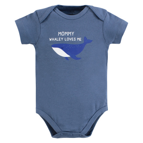 Touched By Nature Organic Cotton Bodysuits, Mystic Sea