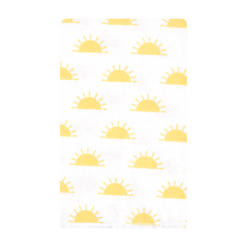 Hudson Baby Cotton Flannel Burp Cloths, Sunshine And Rainbows 10 Pack