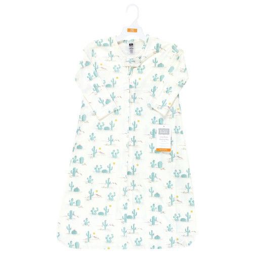 Hudson Baby Long Sleeve Cotton Jersey Sleeping Bag, Desert Cactus