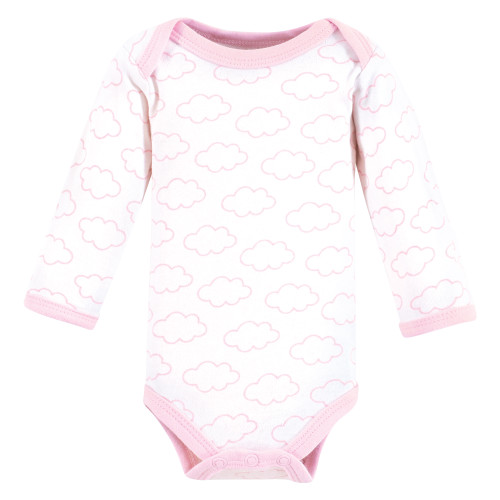 Luvable Friends Preemie Long Sleeve Bodysuits 3pk - Girl Cloud, Girl Cloud