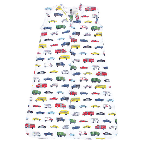 Hudson Baby Cotton Sleeveless Wearable Sleeping Bag, Sack, Blanket, Going Places