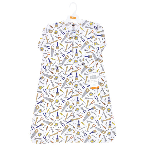 Hudson Baby Long Sleeve Cotton Jersey Sleeping Bag, Construction Work