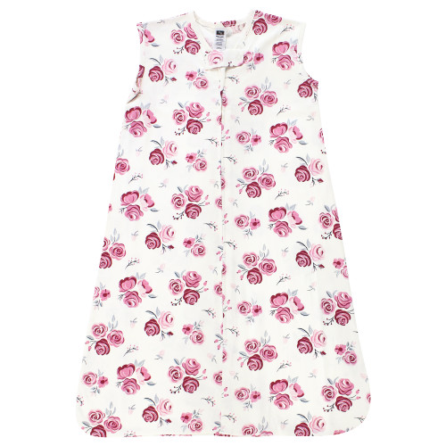 Hudson Baby Cotton Sleeveless Wearable Sleeping Bag, Sack, Blanket, Rose