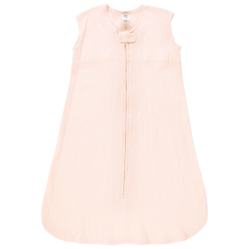 Hudson Baby Thermal Sleeveless Sleeping Bag 2pk, Soft Pink Sage Rose