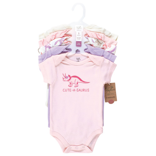 Touched By Nature Organic Cotton Bodysuits, Retro Dino