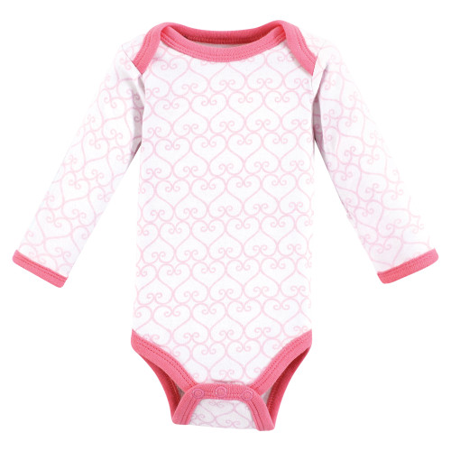 Luvable Friends Preemie Long Sleeve Bodysuits 3pk - Tiara, Tiara