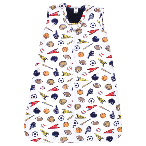 Hudson Baby Plush Faux Fur Sleeping Bag, Wearable Blanket, Sports Fan