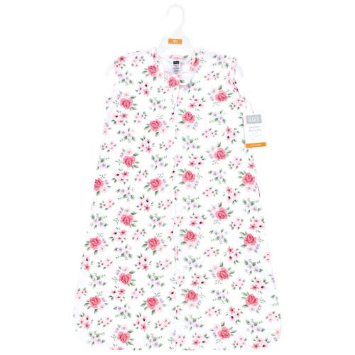 Hudson Baby Cotton Sleeveless Wearable Sleeping Bag, Sack, Blanket, Vintage Floral