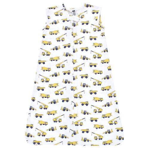 Hudson Baby Cotton Sleeveless Wearable Sleeping Bag, Sack, Blanket, Construction