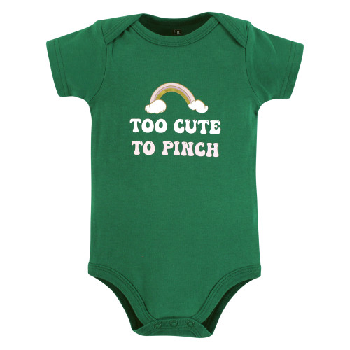 Hudson Baby Cotton Bodysuit and Pant Set, Feeling Lucky