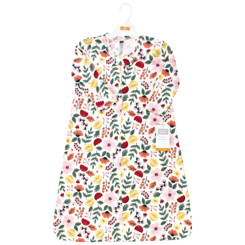 Hudson Baby Long Sleeve Cotton Jersey Sleeping Bag, Fall Botanical