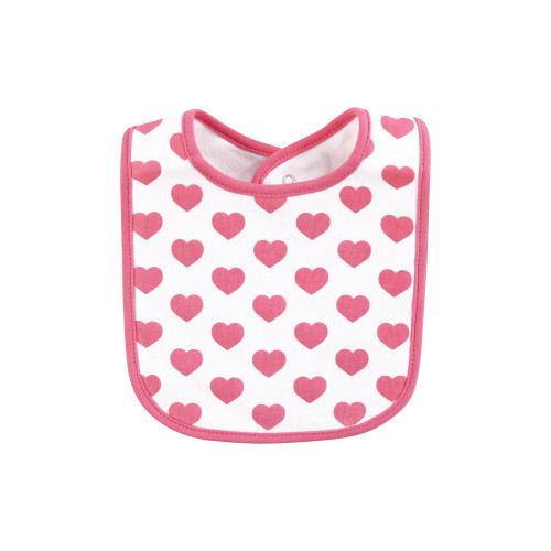 Hudson Baby Cotton Bib and Sock Set, Love Family