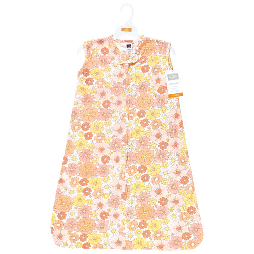 Hudson Baby Cotton Sleeveless Wearable Sleeping Bag, Sack, Blanket, Peace Love & Flowers