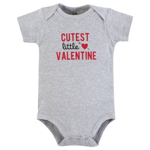 Hudson Baby Cotton Bodysuit and Pant Set, Cutest Valentine