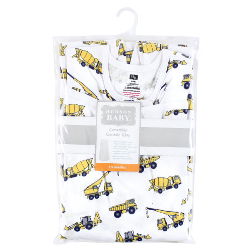 Hudson Baby Convertible Swaddle Sleep Sack, Construction