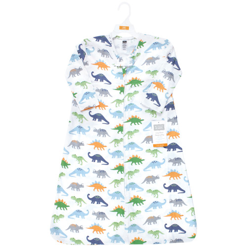 Hudson Baby Long Sleeve Cotton Jersey Sleeping Bag, Dinosaurs