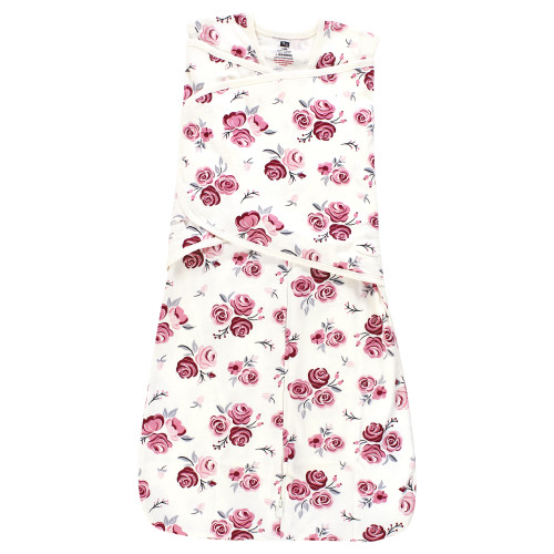 Hudson Baby Convertible Swaddle Sleep Sack, Rose