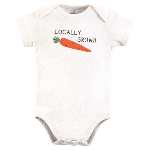 Touched By Nature Organic Cotton Bodysuits, Happy Veggies