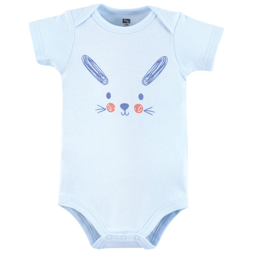 Hudson Baby Cotton Bodysuits, Egg Hunt