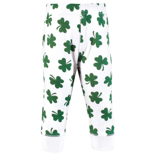 Hudson Baby Cotton Pants and Leggings, Lucky Charm