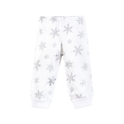 Hudson Baby Thermal Preemie Layette Set 4pc, Snowflake Short Sleeve 1