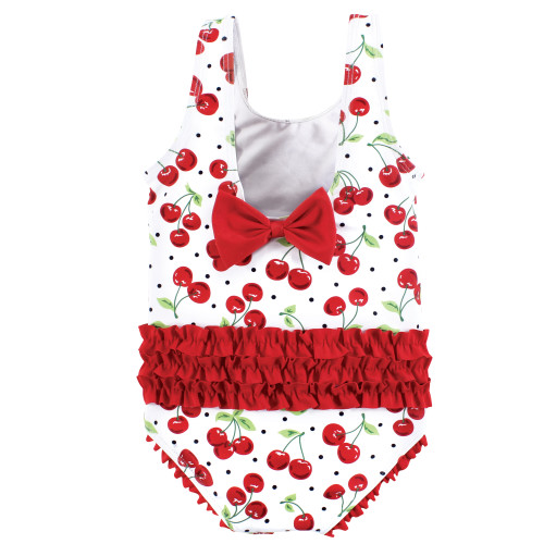 Hudson Baby Baby and Toddler Swimsuit, Cherries 1
