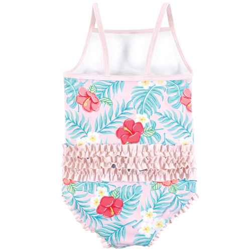 Hudson Baby Baby and Toddler Swimsuit, Tropical Floral 1