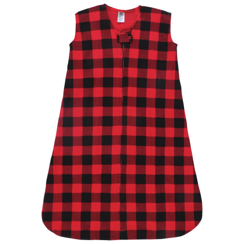 Hudson Baby Thermal Sleeveless Sleeping Bag 2pk, Buffalo Plaid Moose