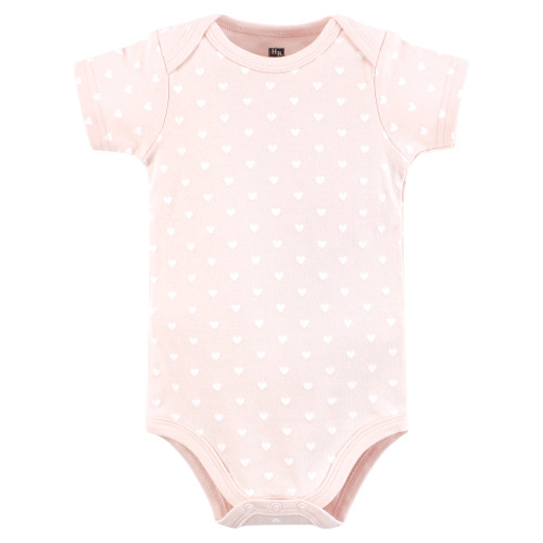 Hudson Baby Cotton Bodysuits 3-Pack, Tons Of Love