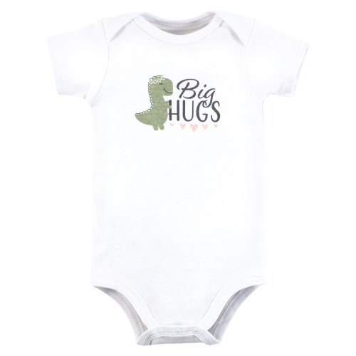 Hudson Baby Cotton Bodysuits 3-Pack, Tons Of Love