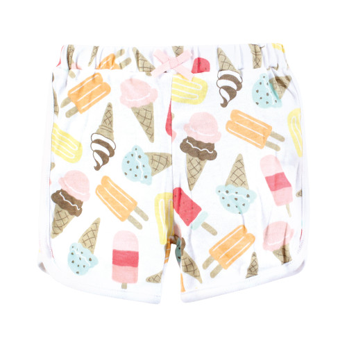Hudson Baby Shorts Bottoms 4-Pack, Ice Cream And Popsicles