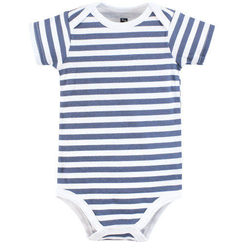 Hudson Baby Cotton Bodysuits 3-Pack, Mighty Cute Dino