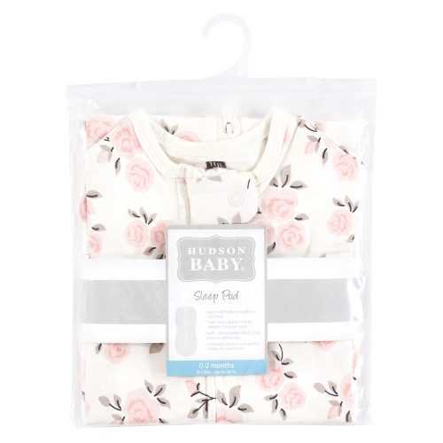Hudson Baby Sleep Pod, Neutral Pink Floral