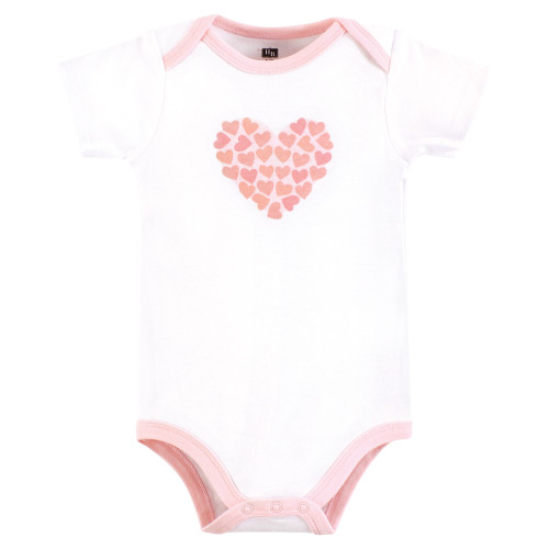 Hudson Baby Cotton Bodysuits 3-Pack, Cutie Bear
