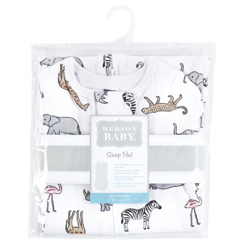 Hudson Baby Sleep Pod, Modern Pink Safari